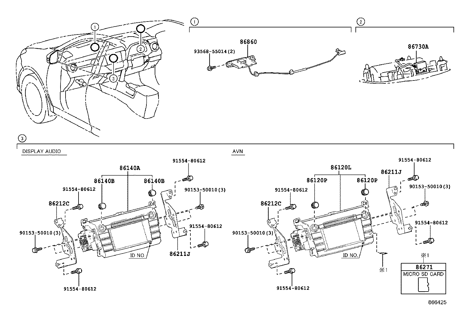 90010-22104 KNOB, RADIO & DISPLAY RECEIVER SWITCH product image