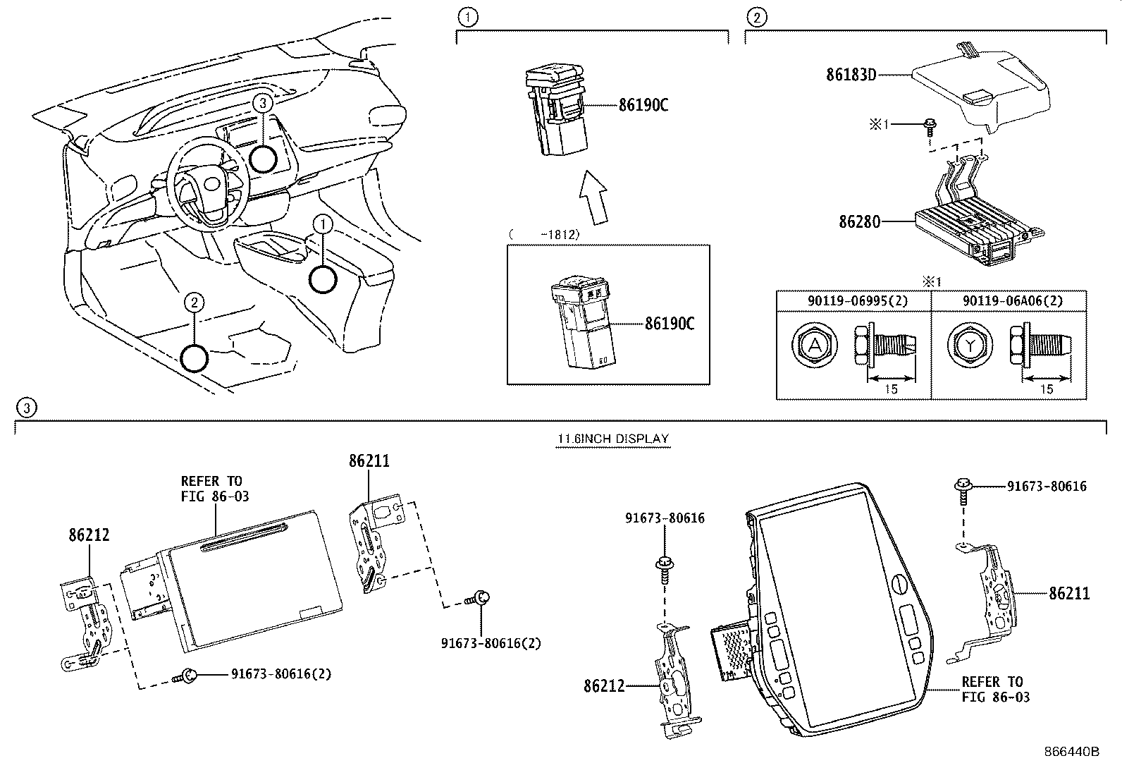 Toyota 86190-42031 ADAPTER ASSY, STEREO JACK, NO.1