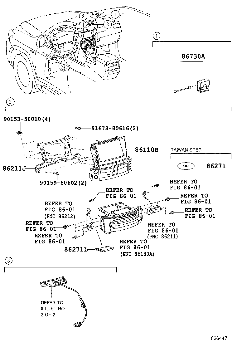 86110-60271 MULTI-DISPLAY ASSY product image
