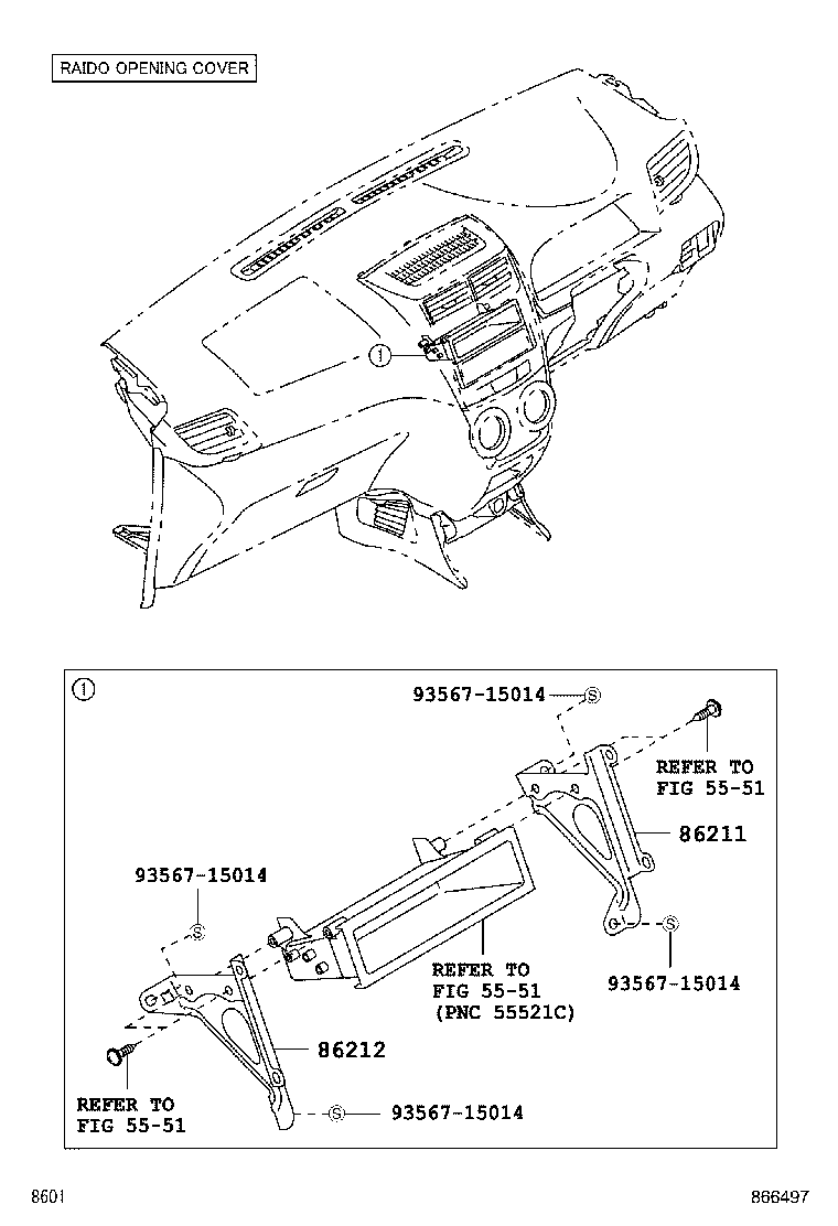 86101-BZ040 CORD SUB-ASSY, ANTENNA, NO.1 product image
