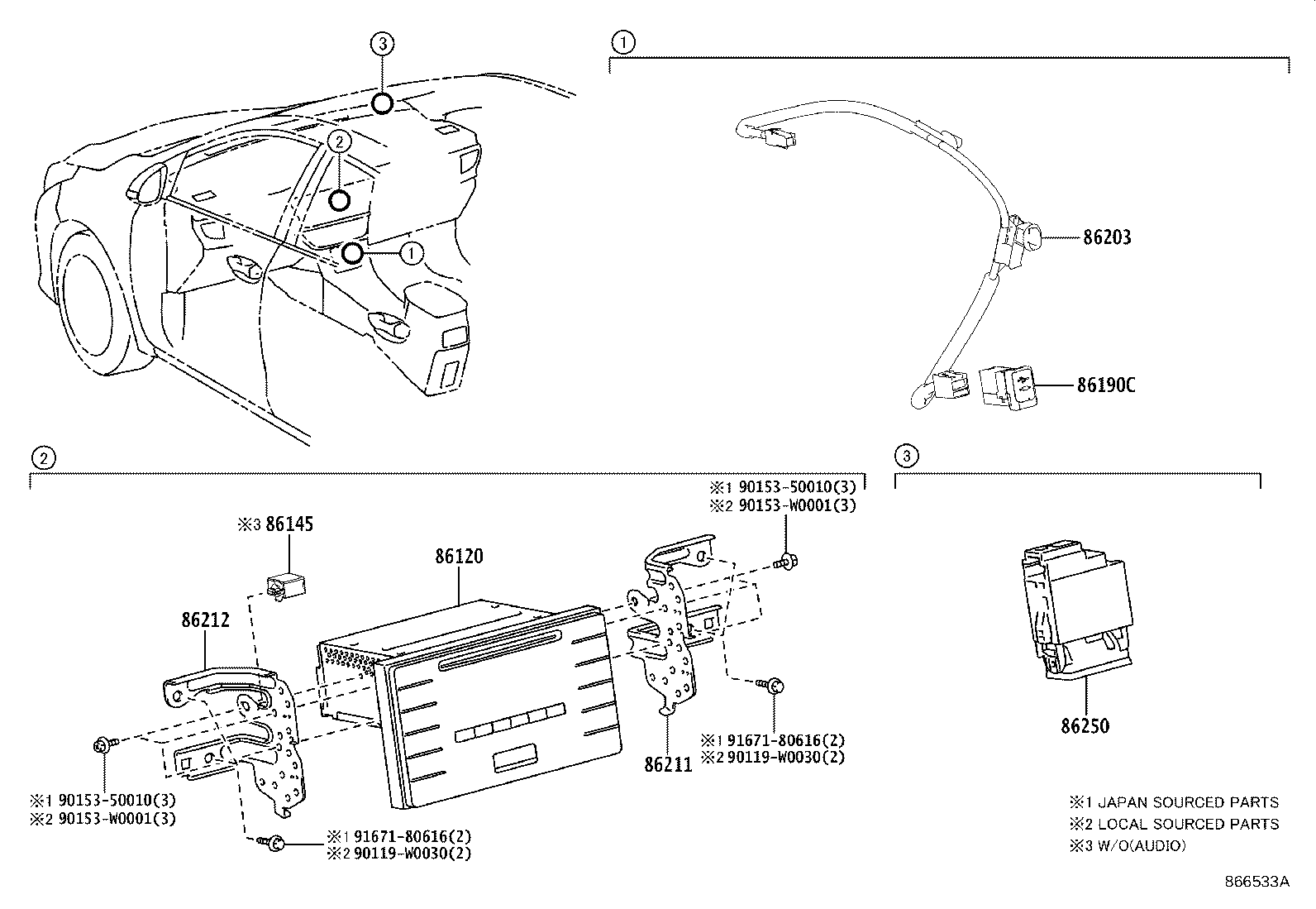 86120-02F21 RECEIVER ASSY, RADIO product image
