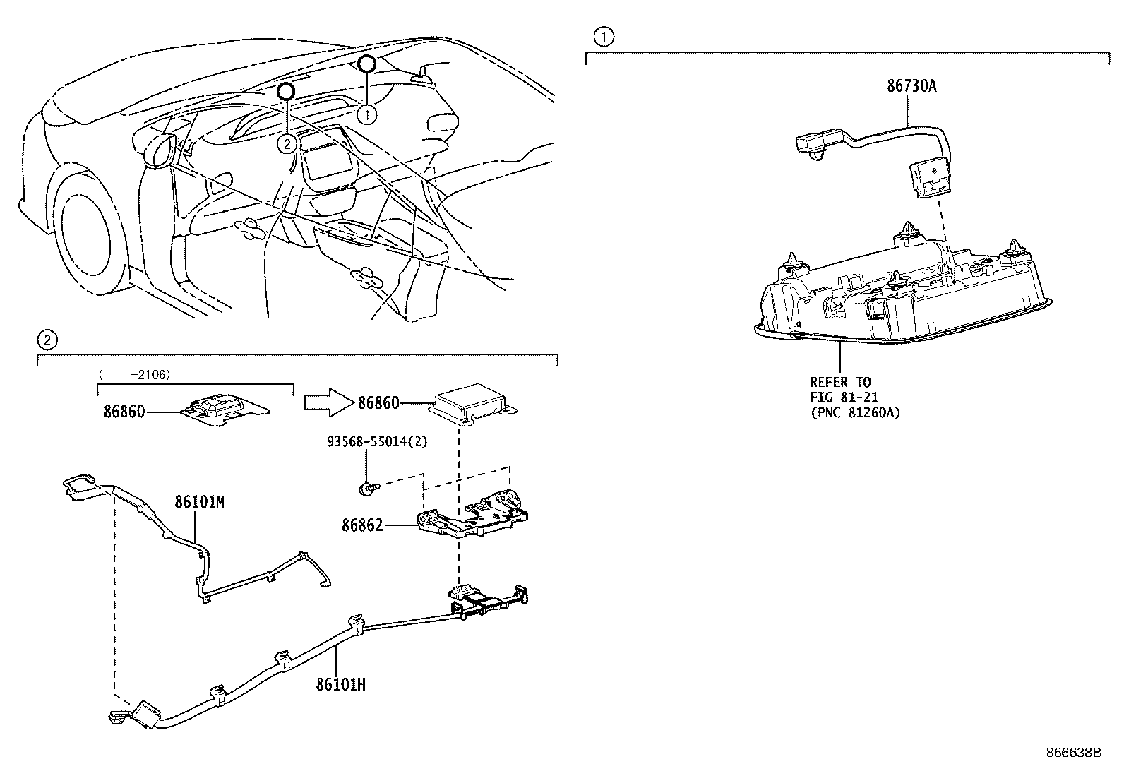 86101-47L20 CORD SUB-ASSY, ANTENNA product image