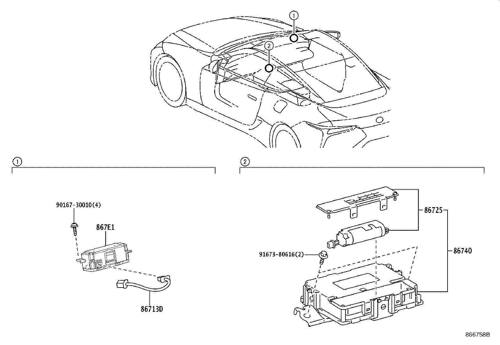 86740-11040 TRANSCEIVER ASSY, TELEPHONE product image
