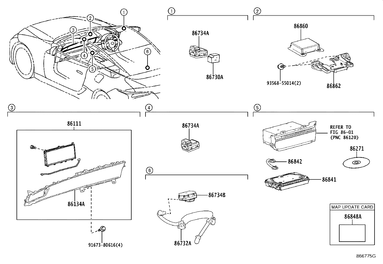 86840-11050 COMPUTER, NAVIGATION product image