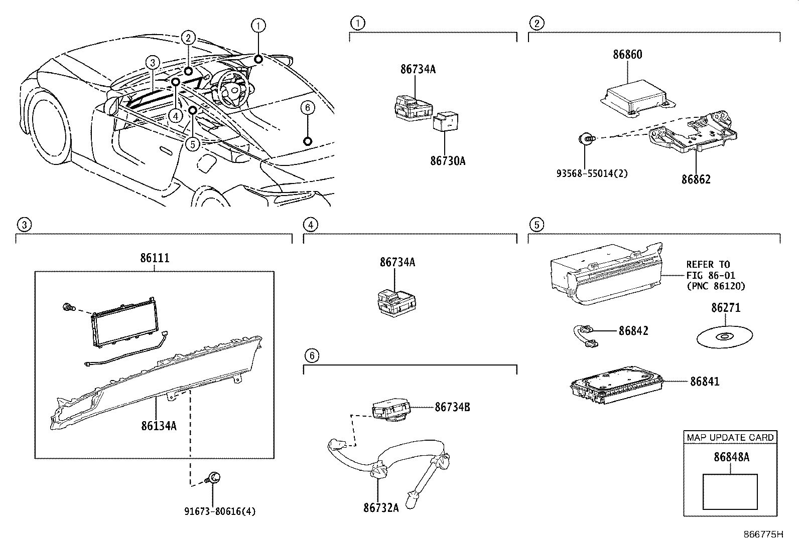 86111-11010 MULTI-DISPLAY product image