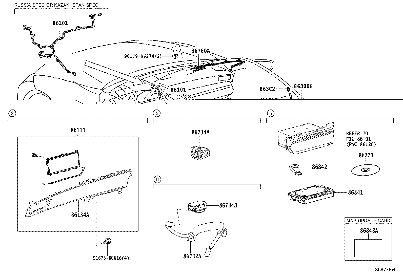 86101-11230 CORD SUB-ASSY, ANTENNA product image