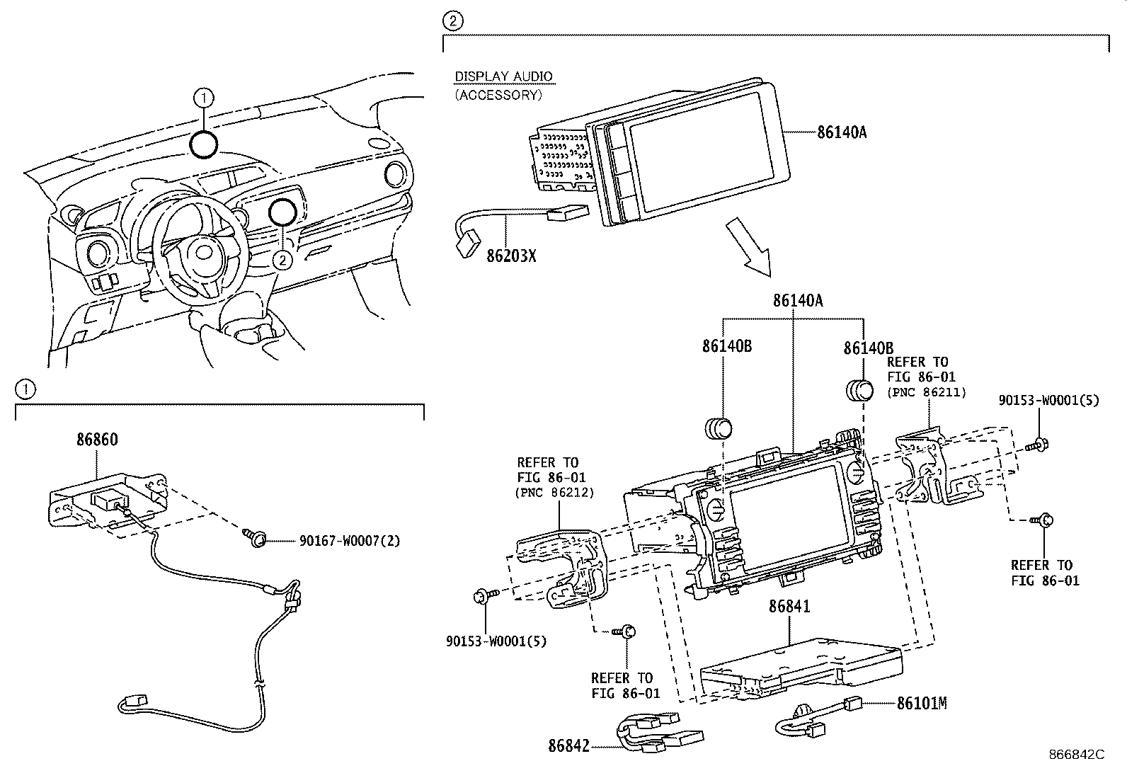 86203-YY150 Toyota Reference Part product image