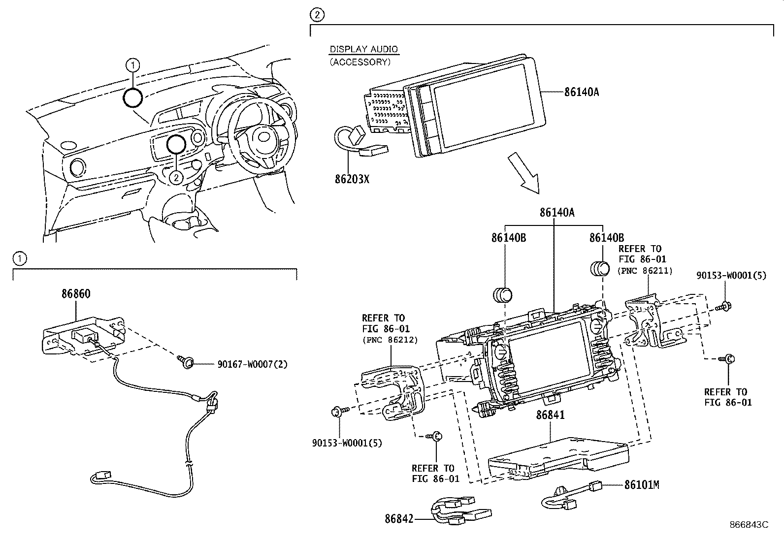 86203-YY150 Toyota Reference Part product image