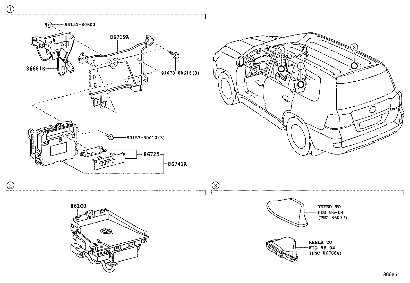 86740-60240 TRANSCEIVER, TELEMATICS product image
