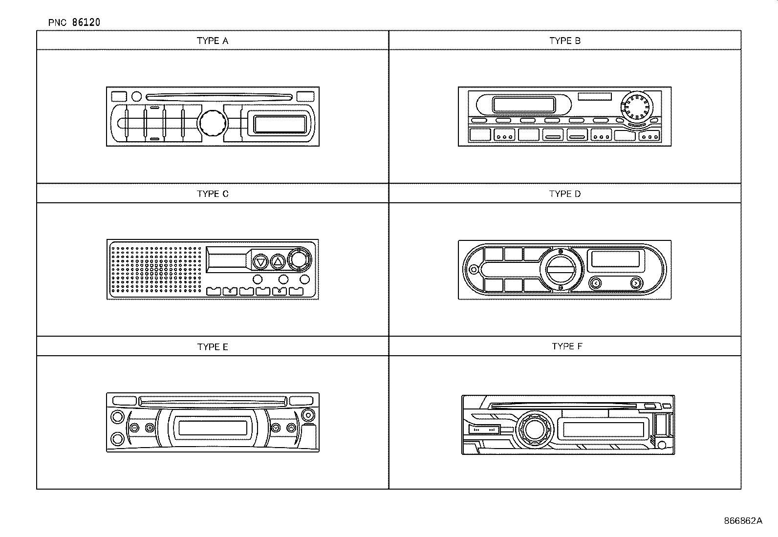 86120-37360 RECEIVER ASSY, RADIO product image
