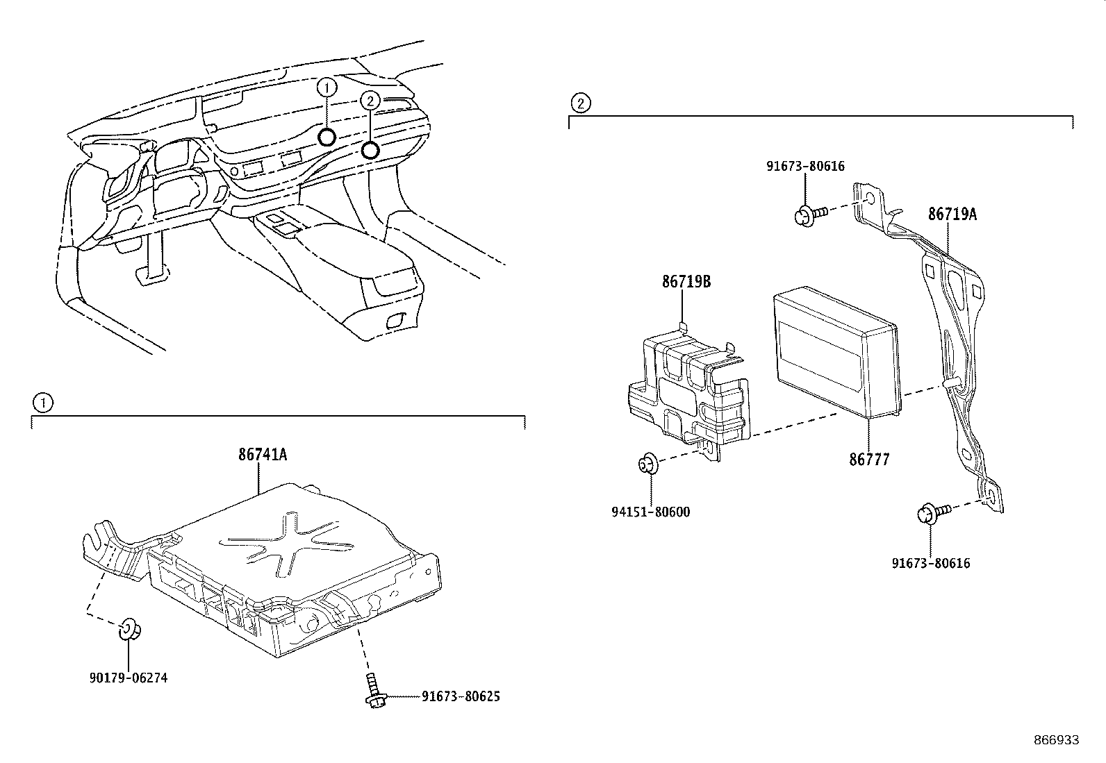 86740-50360 TRANSCEIVER, TELEMATICS product image