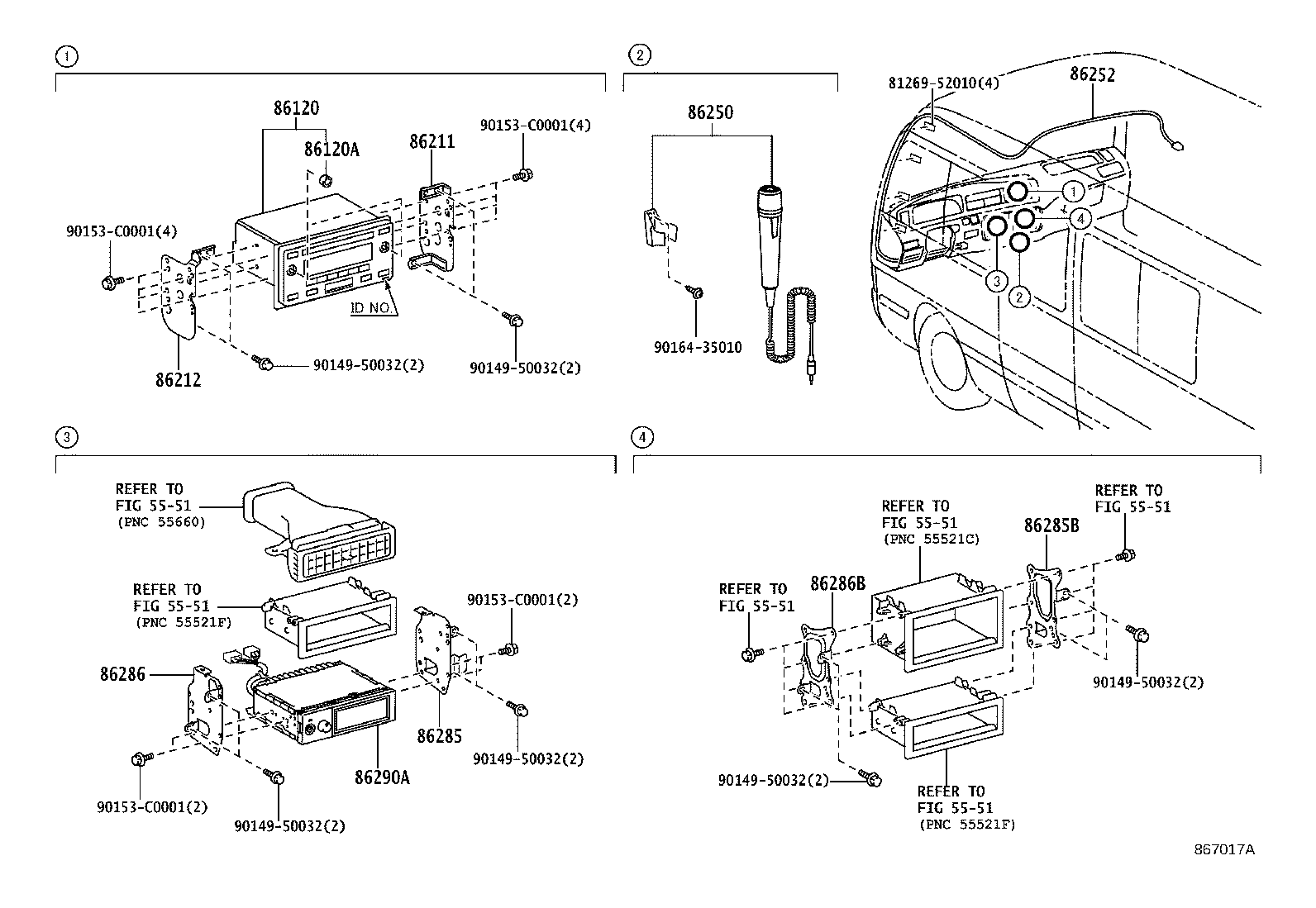 86285-0S011 BRACKET, AMPLIFIER, NO.1 product image