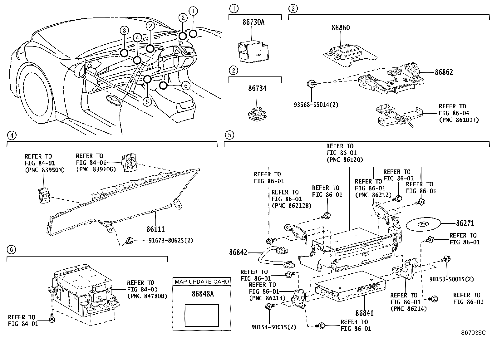 86111-50320 MULTI-DISPLAY product image