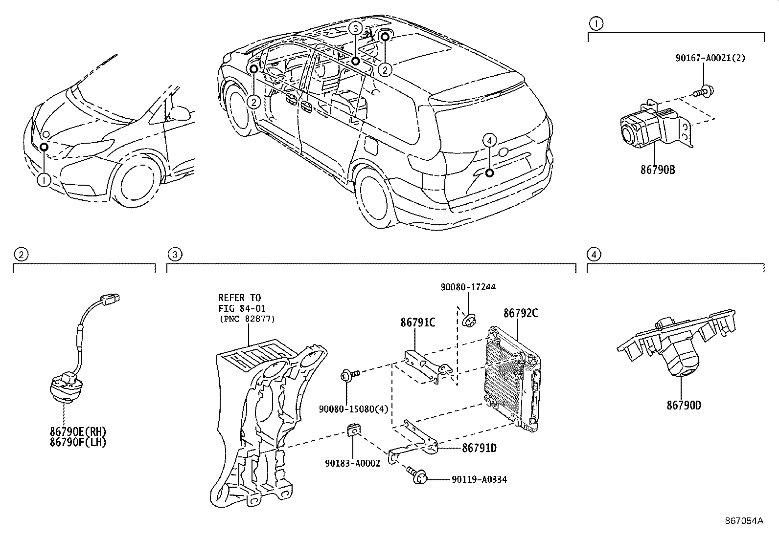 Toyota 86170-45030 SWITCH & VOLUME ASSY, TELEVISION