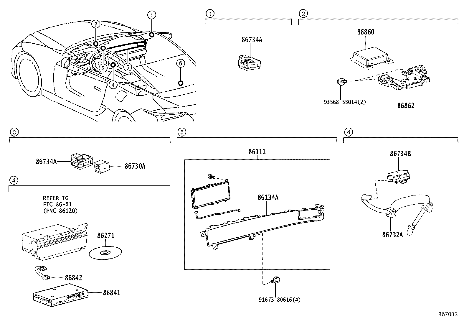 86840-11050 COMPUTER, NAVIGATION product image