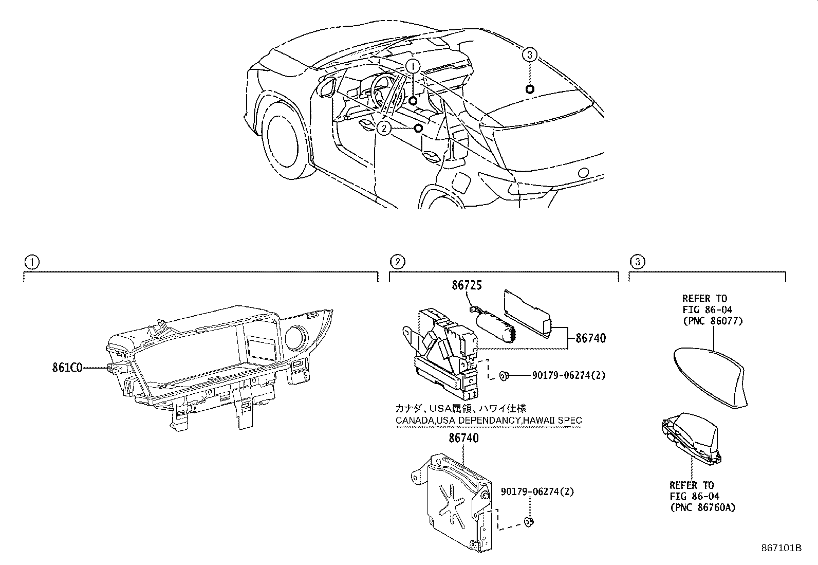 Toyota 861C0-48030 CRADLE ASSY, MOBILE WIRELESS CHARGER