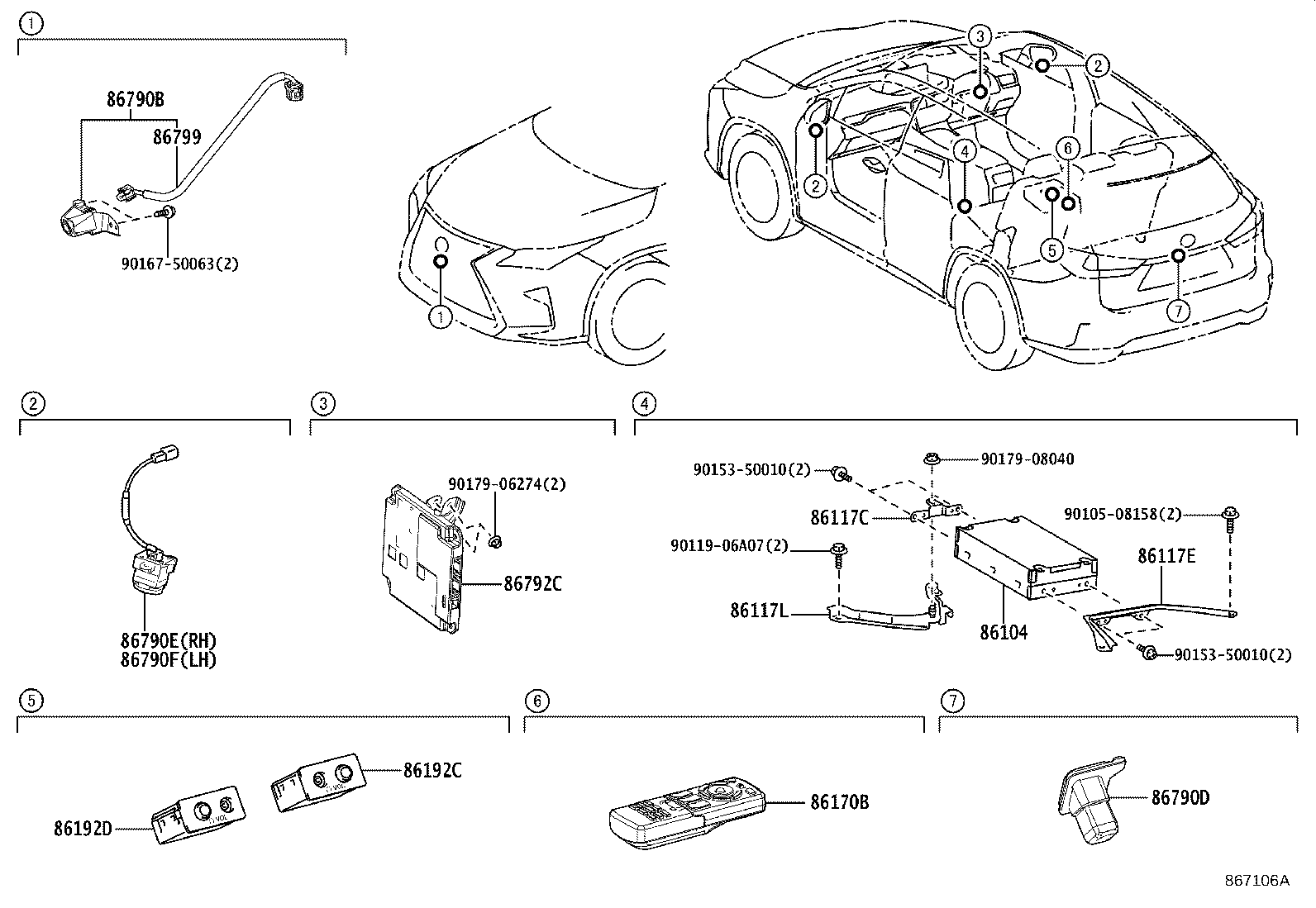 86792-48560 COMPUTER, PARKING ASSIST product image
