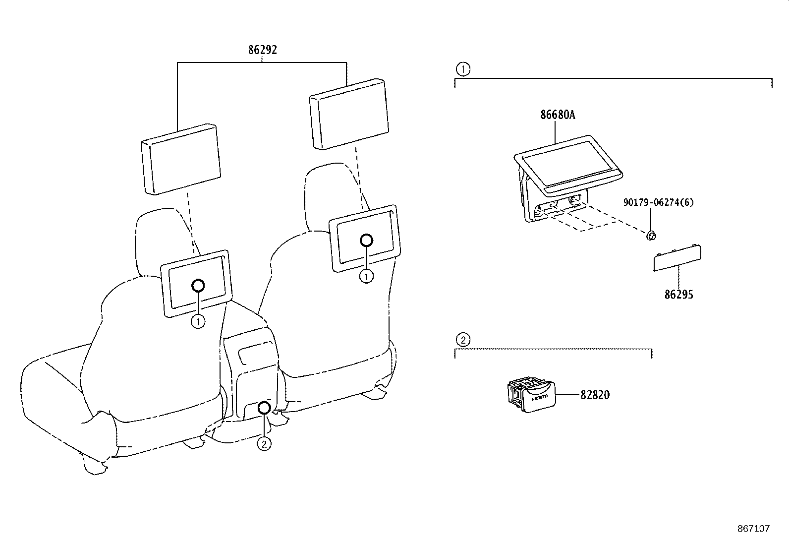 86792-48560 COMPUTER, PARKING ASSIST product image