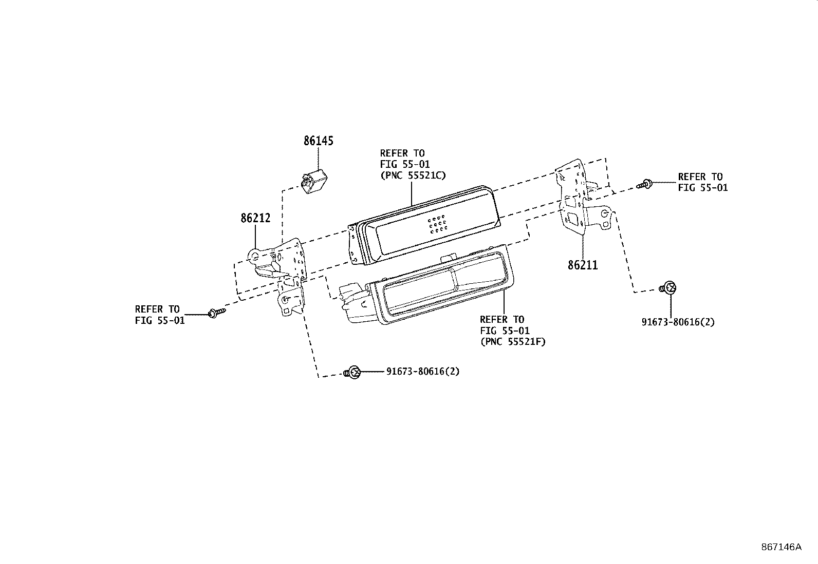 86211-F4050 BRACKET, RADIO, NO.1 product image