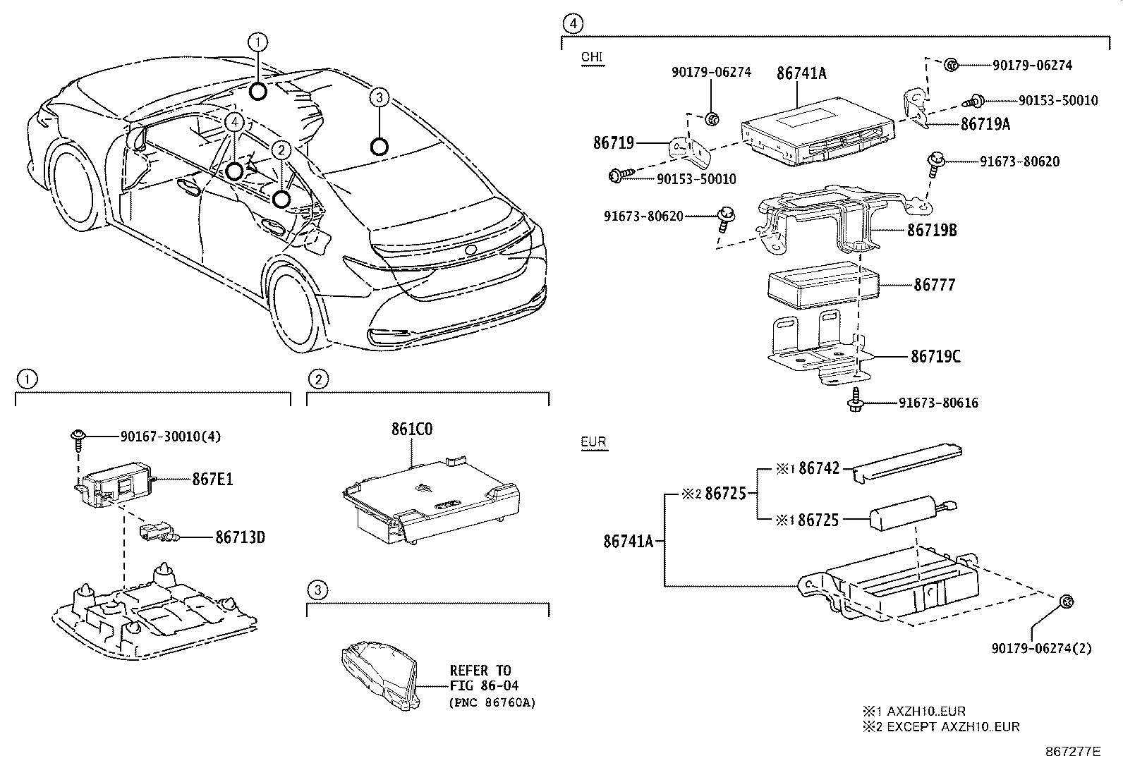 86740-33110 TRANSCEIVER, TELEMATICS product image
