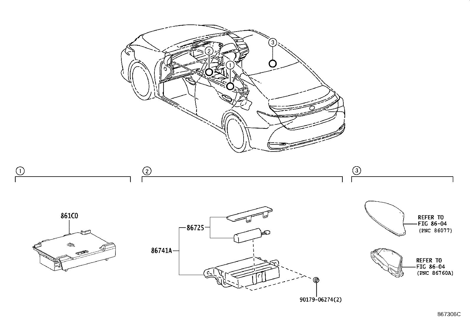 86741-11050 TRANSCEIVER, TELEMATICS product image