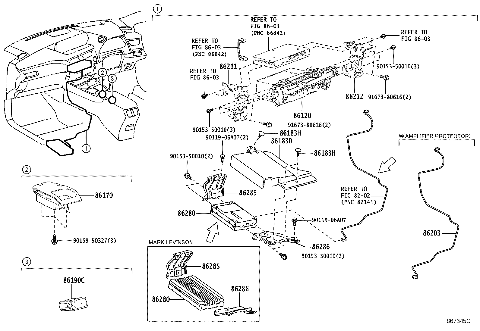 86170-76020 SWITCH AND VOLUME ASSY, RADIO product image