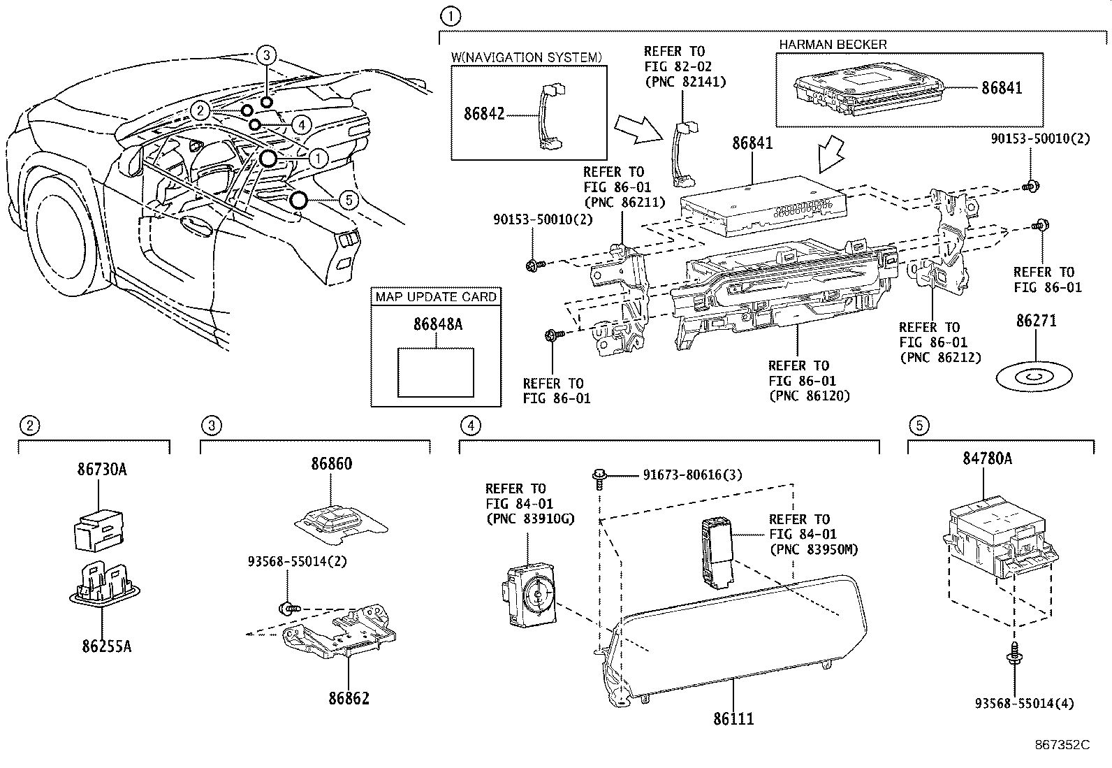 86111-76110 MULTI-DISPLAY product image