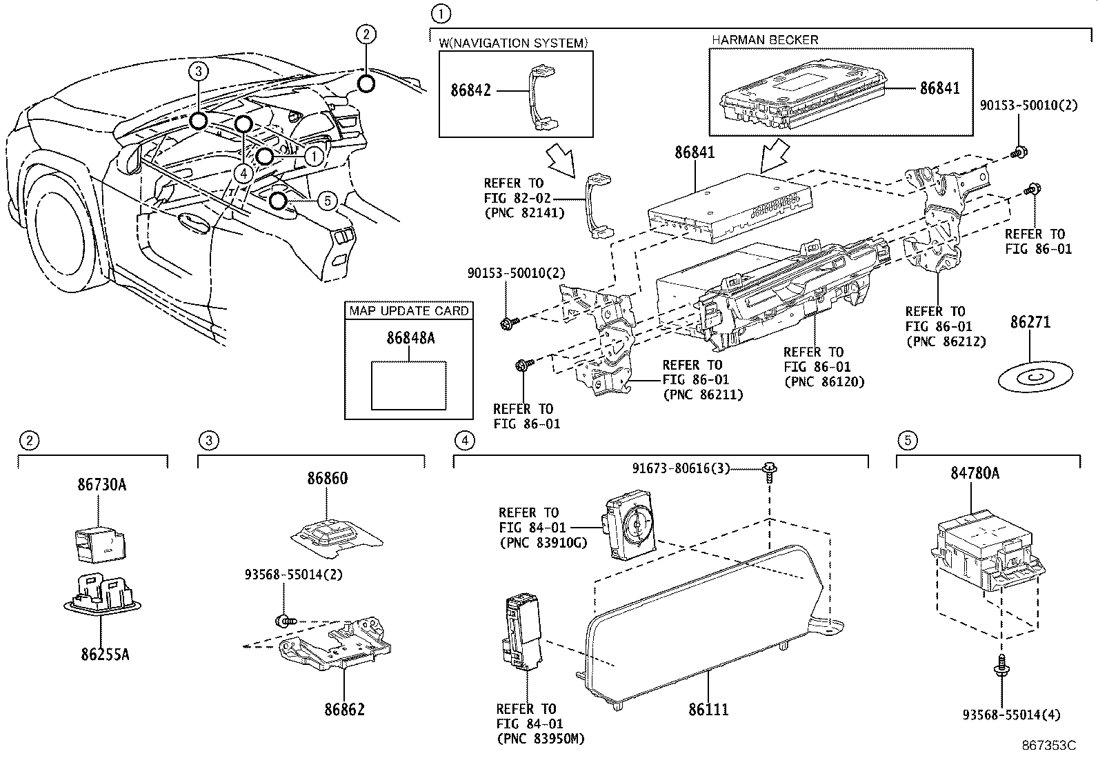 86111-76110 MULTI-DISPLAY product image