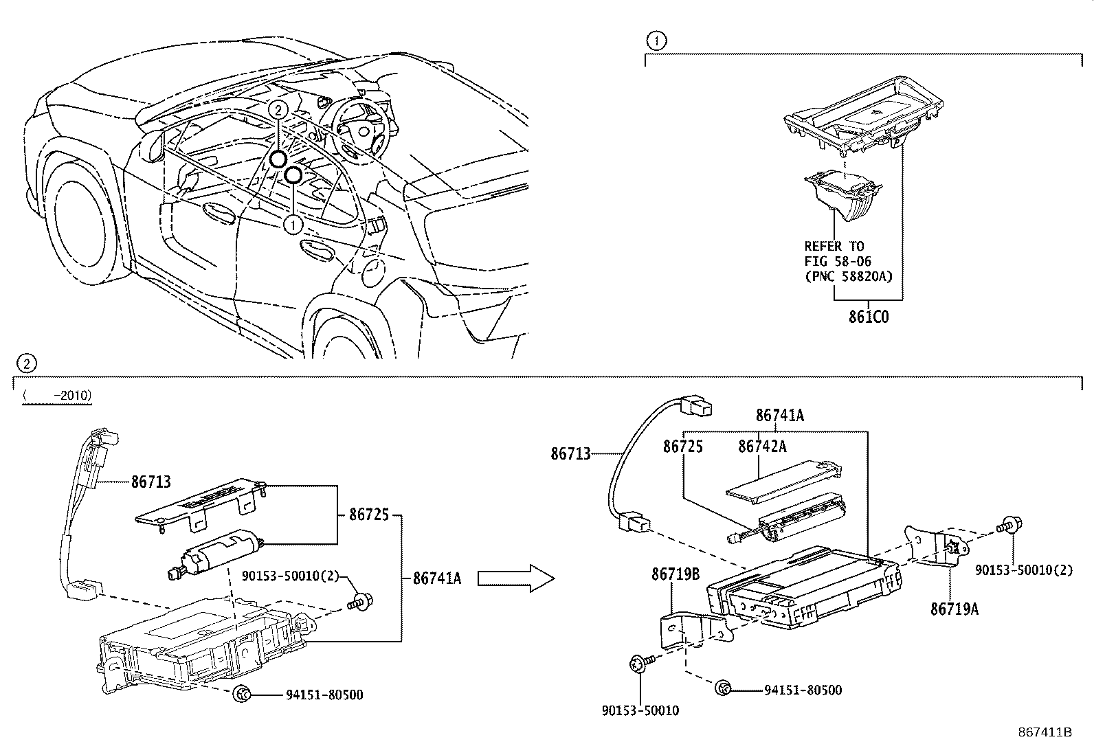 86740-76190 TRANSCEIVER, TELEMATICS product image