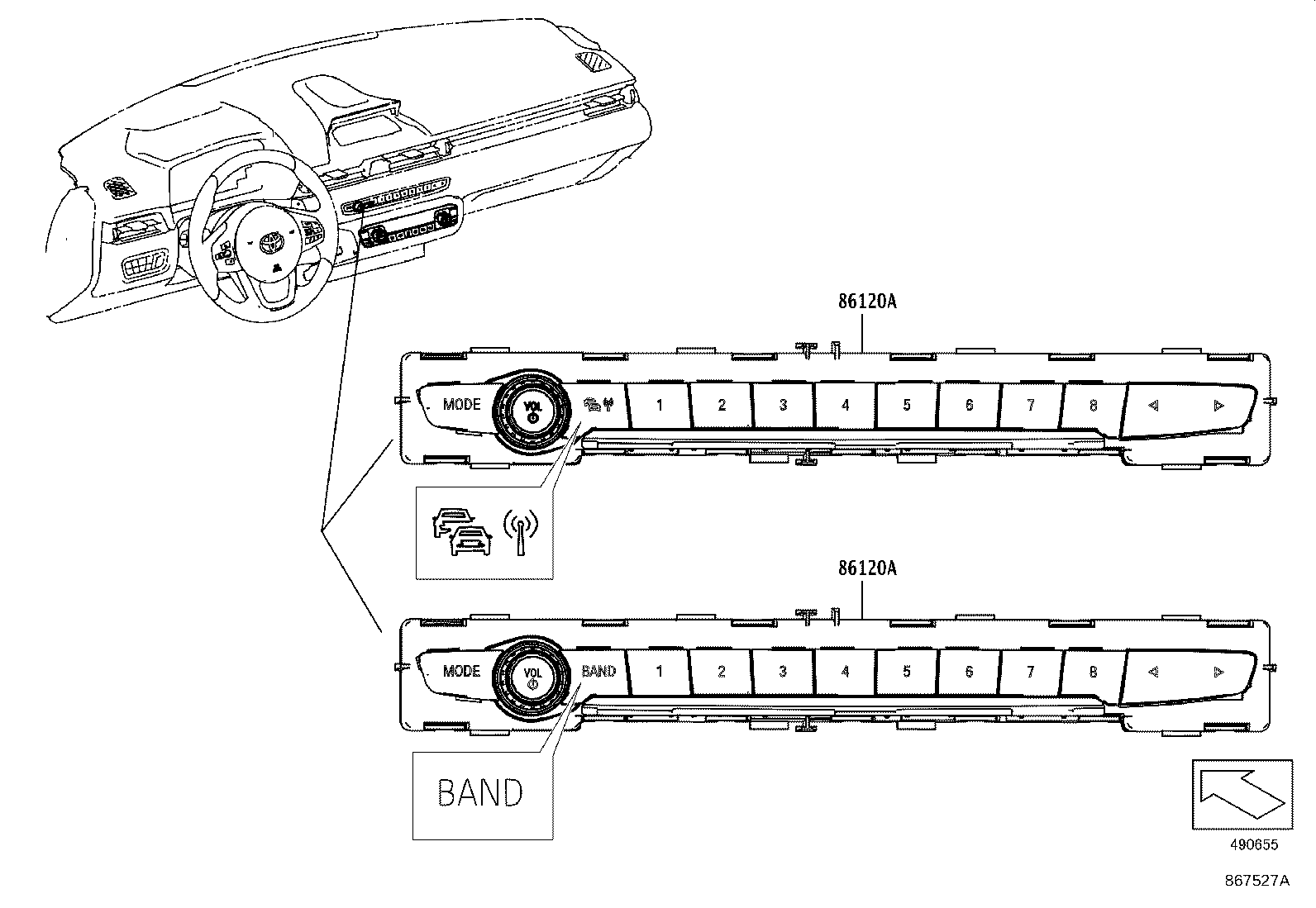 Toyota 86280-WAA17 EQUALIZER ASSY,STEREO COMPONENT