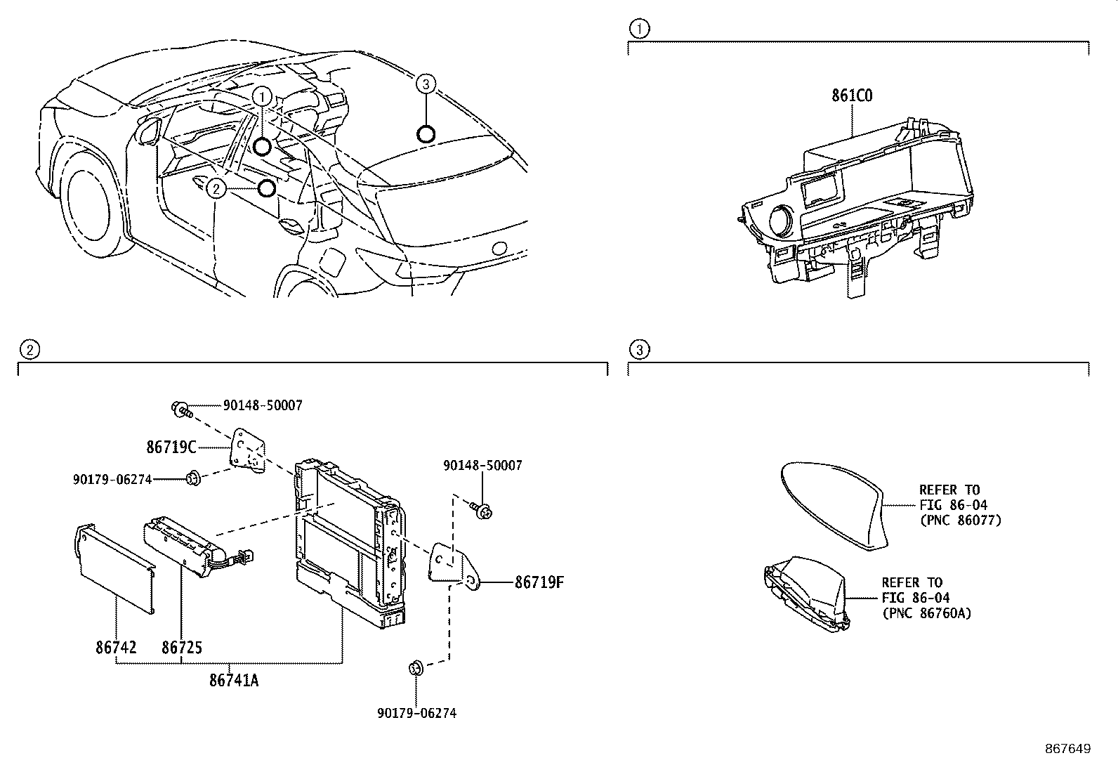 86740-48150 TRANSCEIVER ASSY, TELEPHONE product image