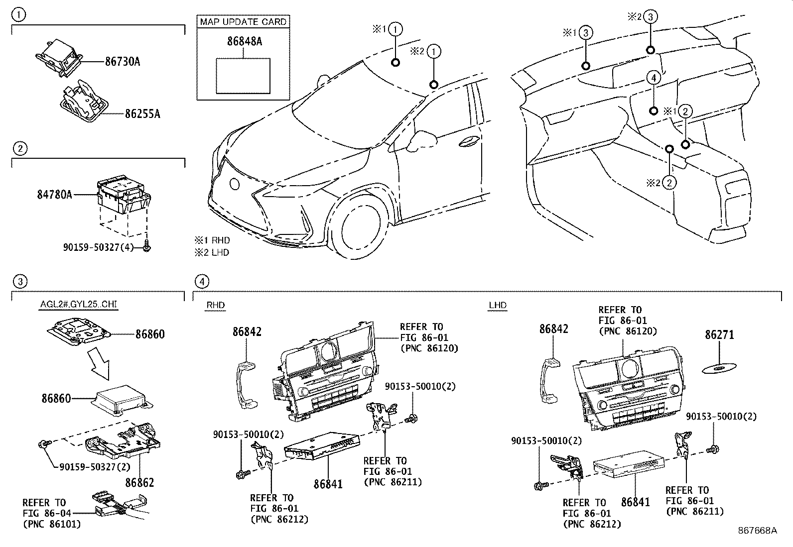 86840-48260 COMPUTER, NAVIGATION product image