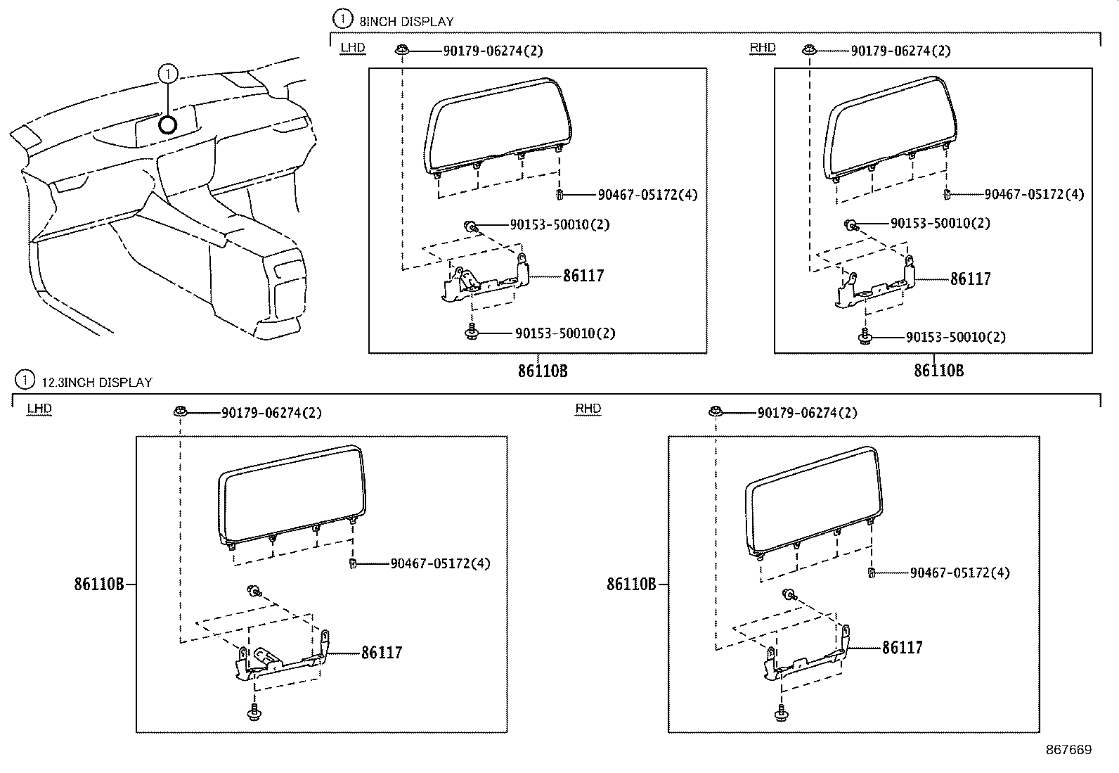 86840-48260 COMPUTER, NAVIGATION product image