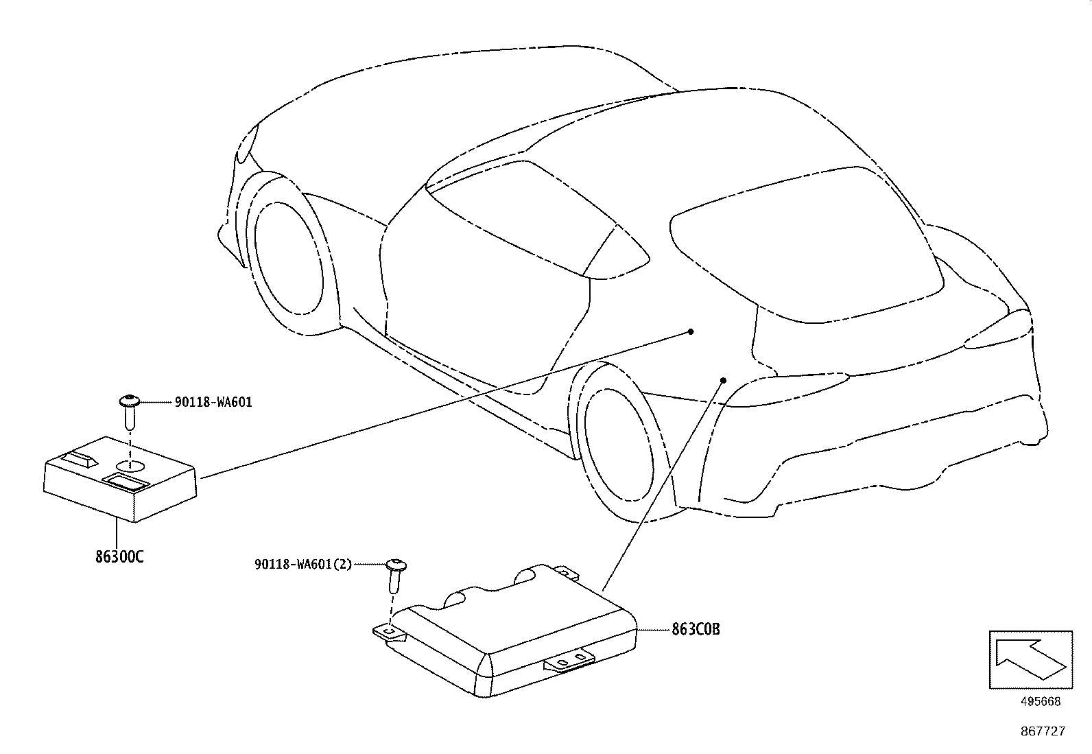 863C0-WAA01 Toyota Reference Part product image