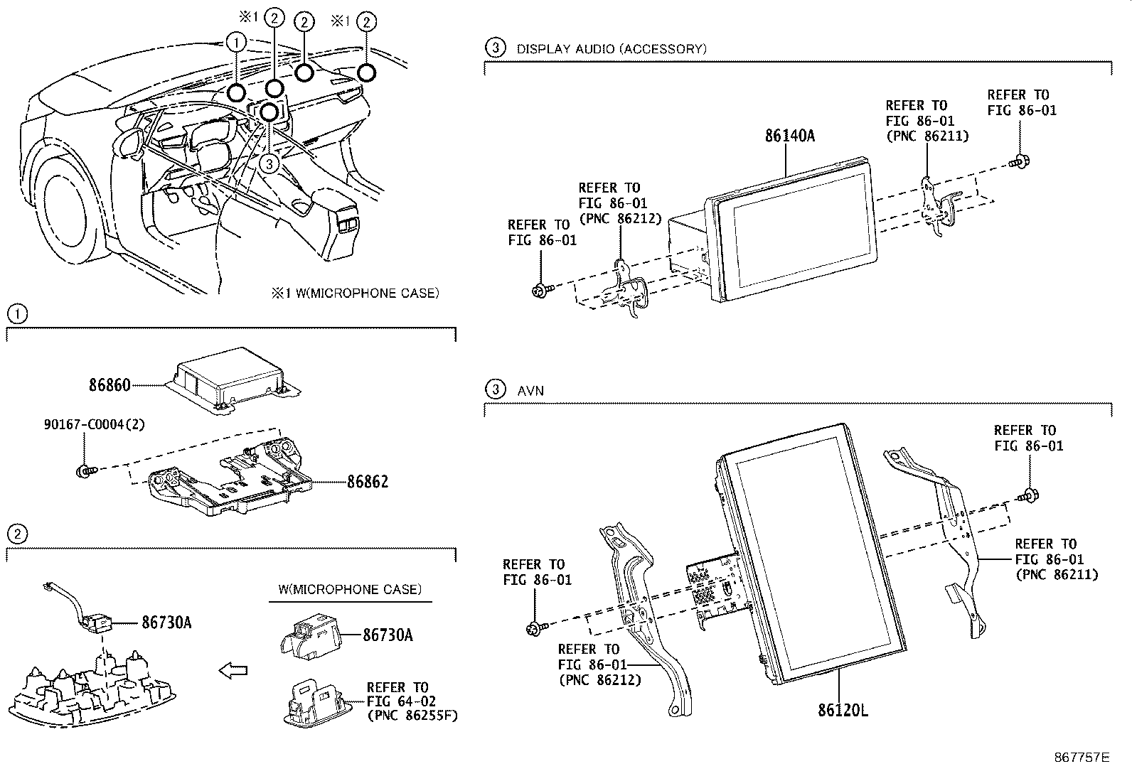 86880-02100 ANTENNA ASSY, NAVIGATION product image