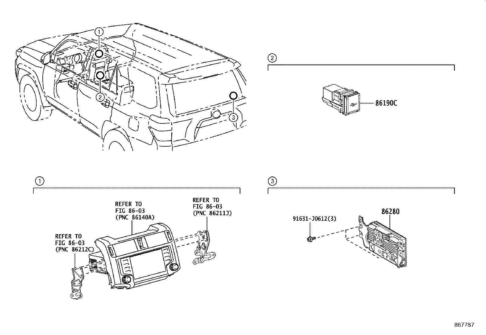 90010-22071 KNOB, RADIO RECEIVER SWITCH product image