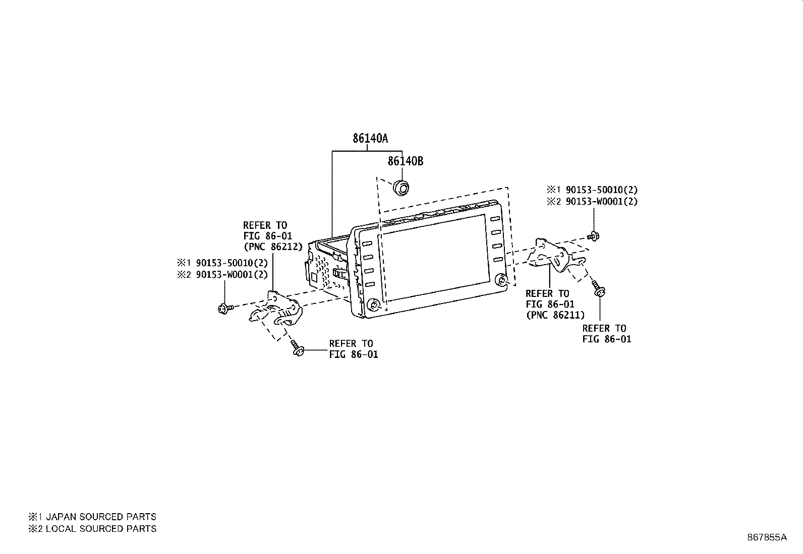 86140-F4200 RECEIVER ASSY, RADIO & DISPLAY product image