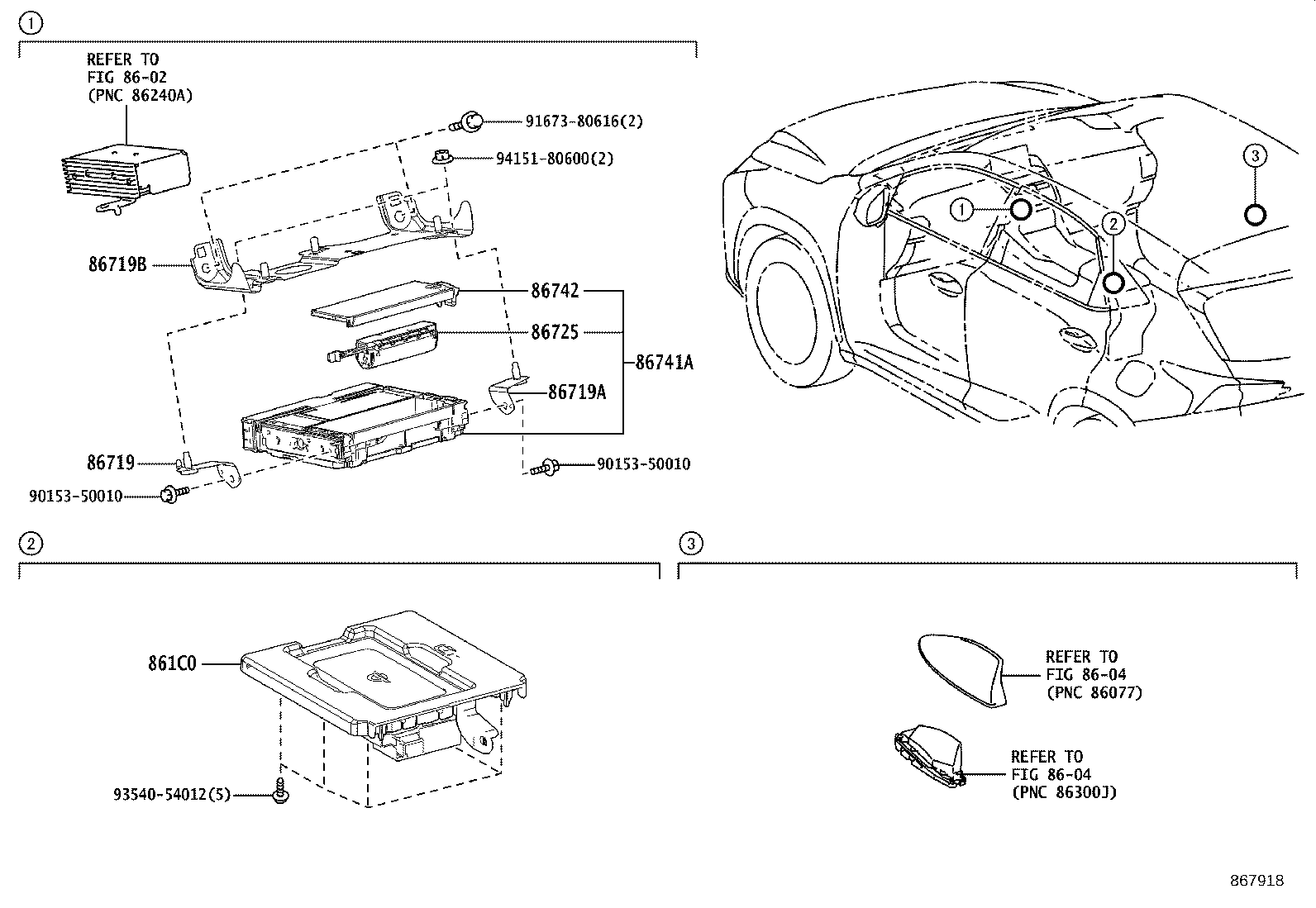 86740-78060 TRANSCEIVER, TELEMATICS product image