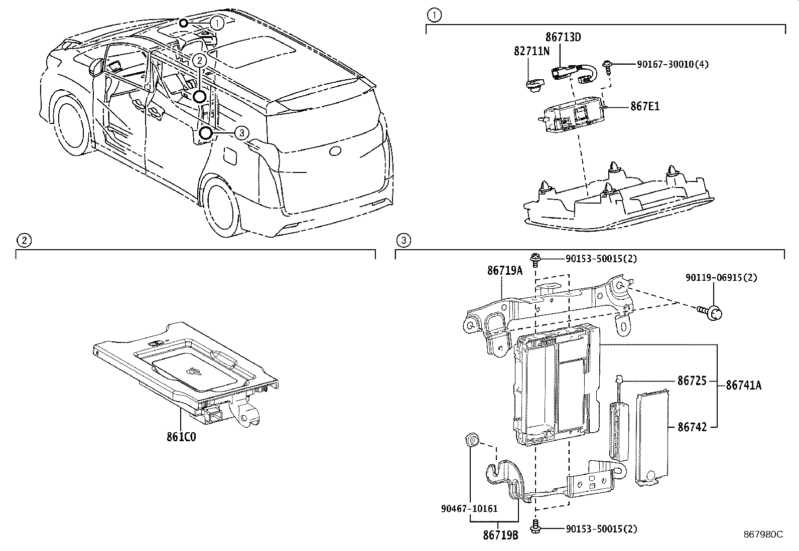86740-58100 TRANSCEIVER, TELEMATICS product image