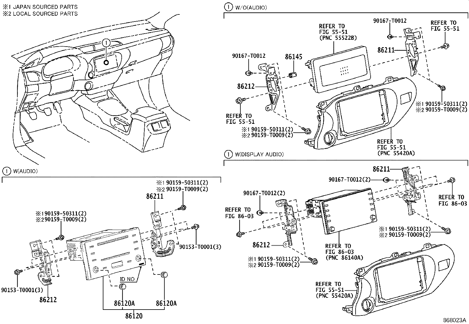 Toyota 86286-KK010 BRACKET, AMPLIFIER, NO.2