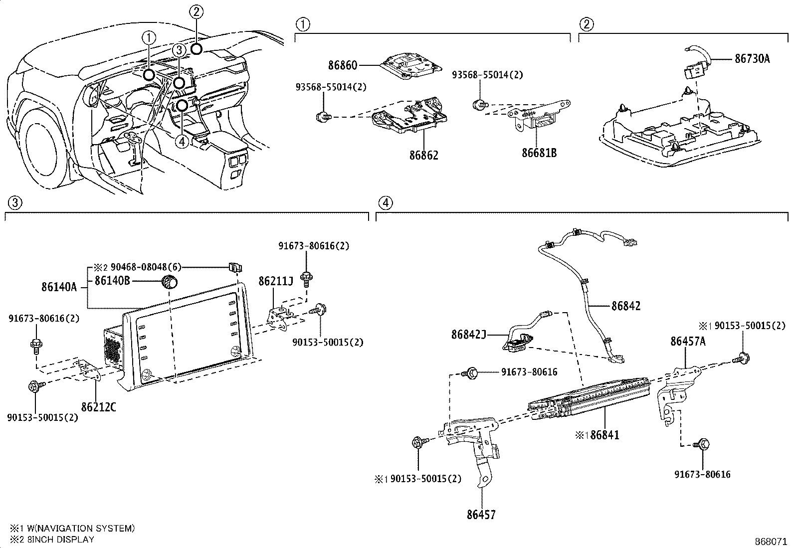 86140-42830 RECEIVER ASSY, RADIO & DISPLAY product image
