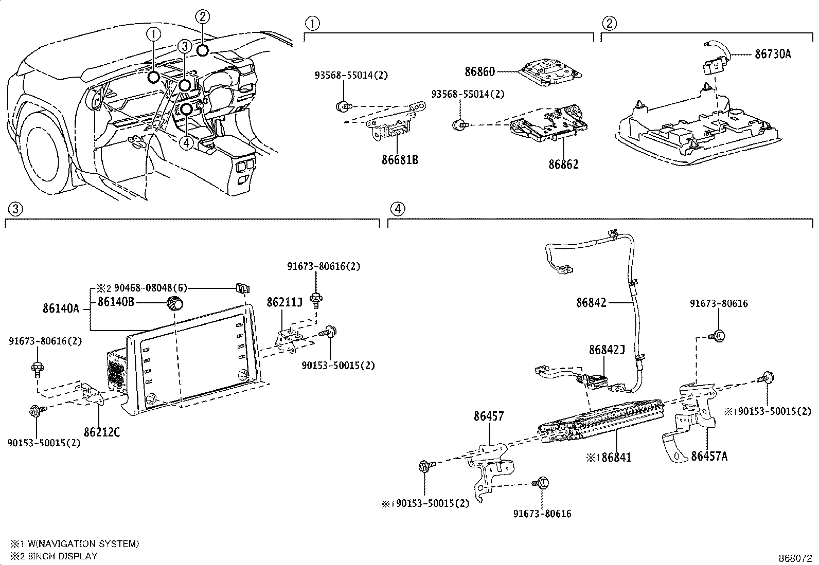 86140-42830 RECEIVER ASSY, RADIO & DISPLAY product image