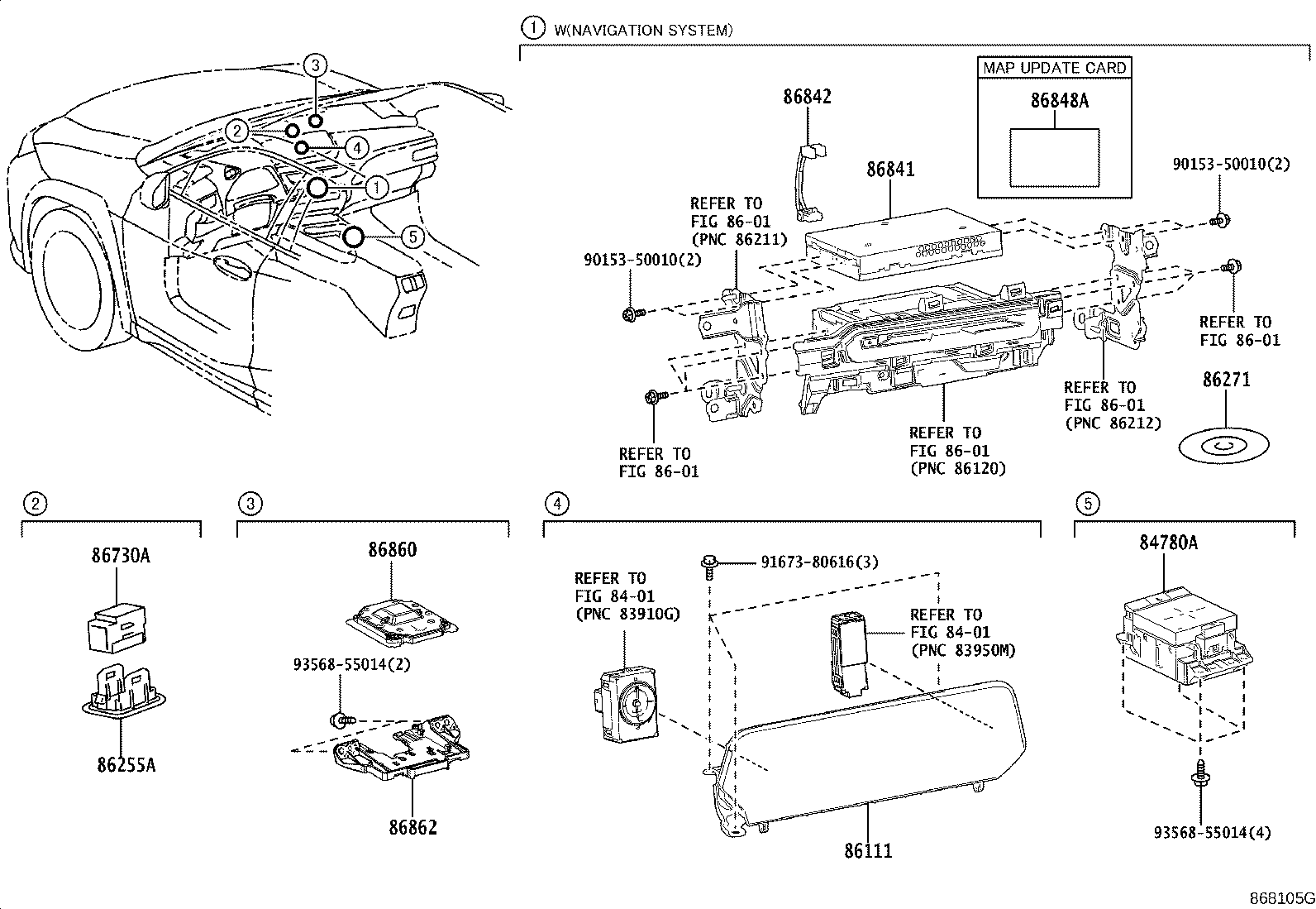 86840-76060 COMPUTER, NAVIGATION product image