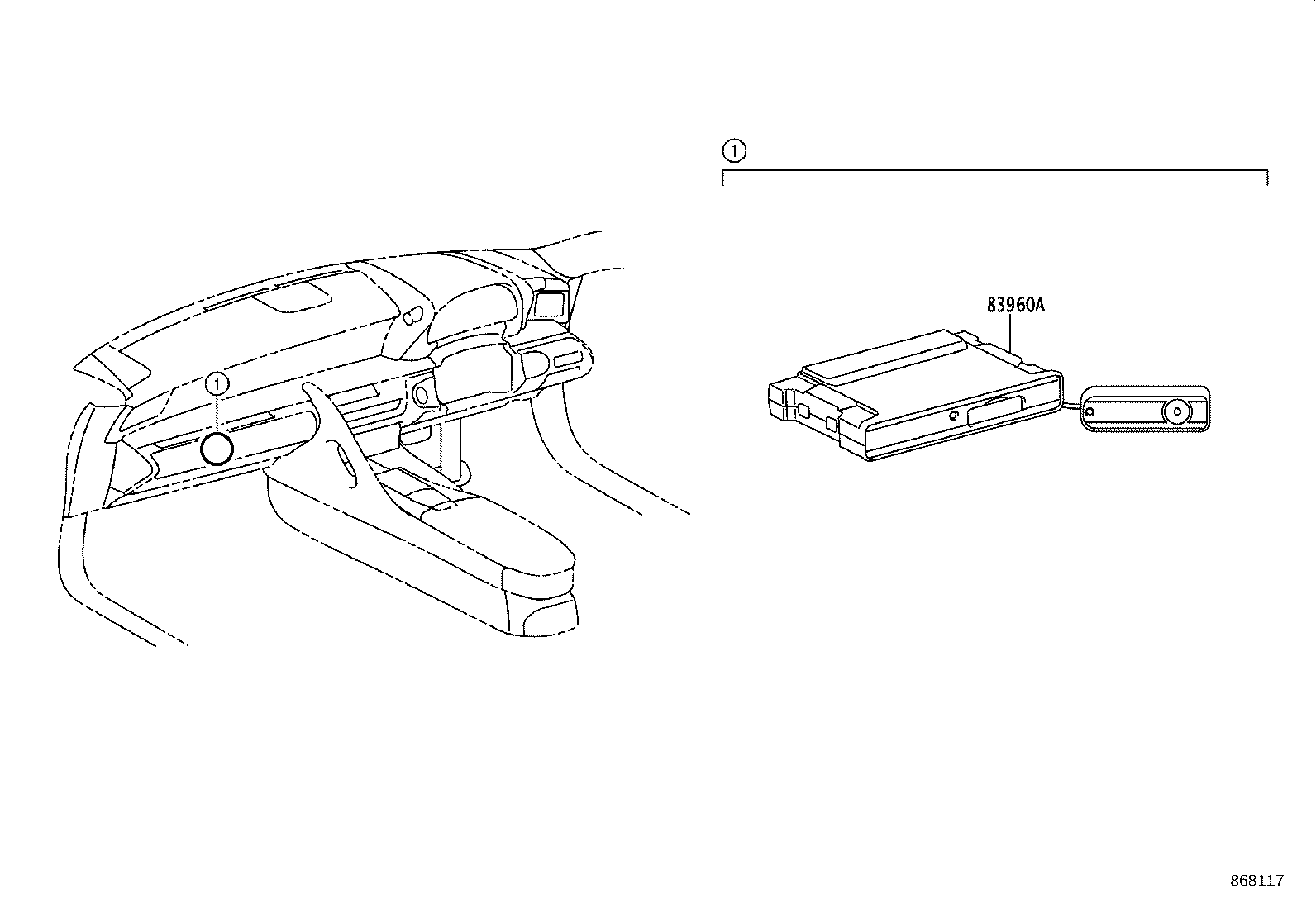 86840-78023 COMPUTER, NAVIGATION product image