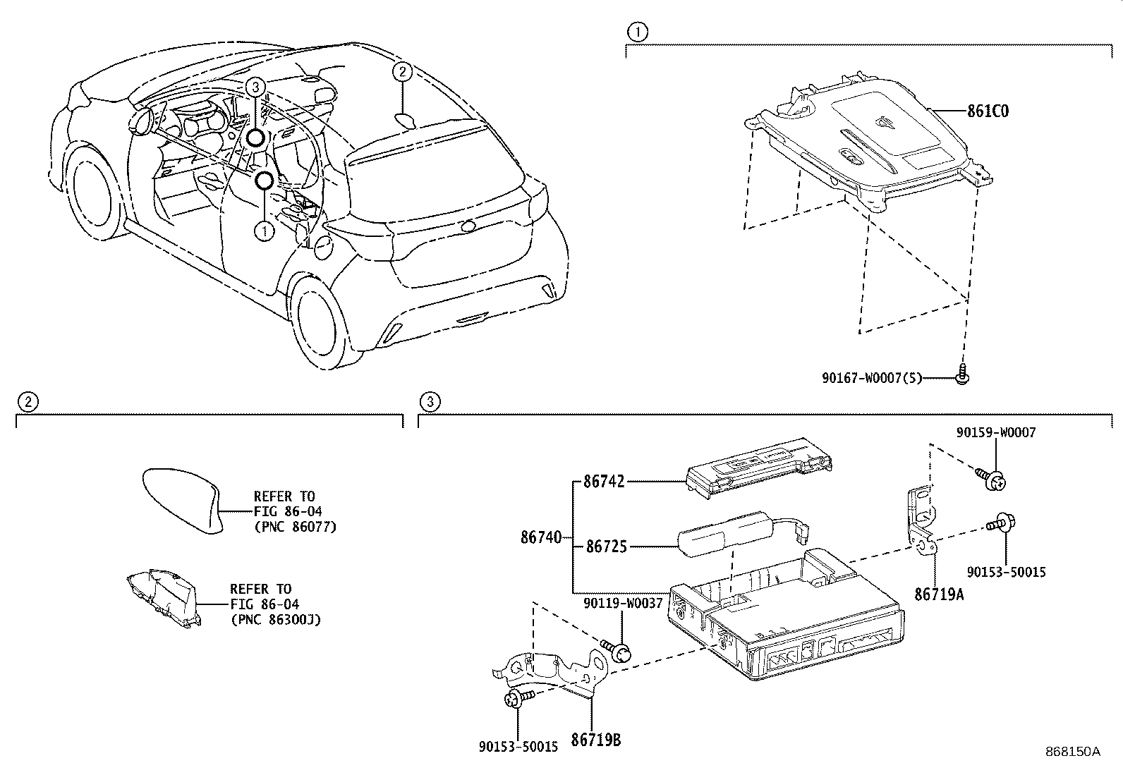 86740-0D030 TRANSCEIVER ASSY, TELEPHONE product image