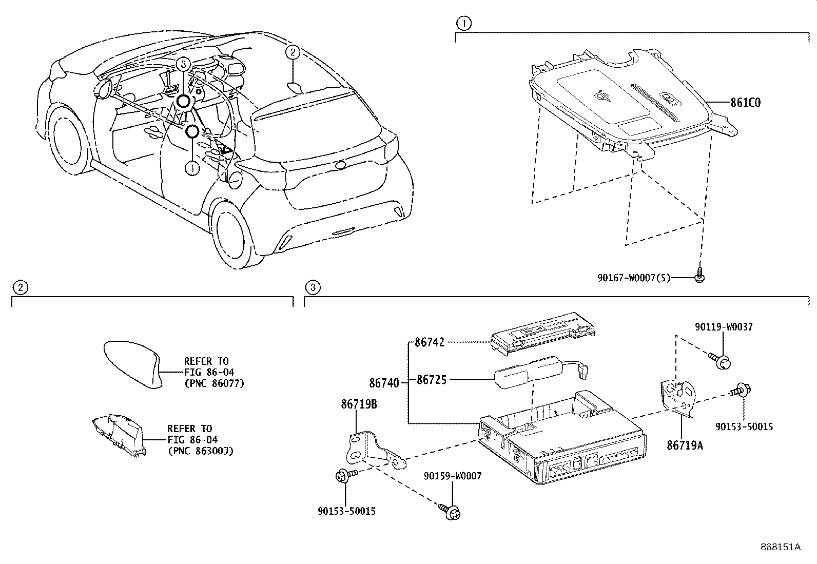 86740-0D030 TRANSCEIVER ASSY, TELEPHONE product image