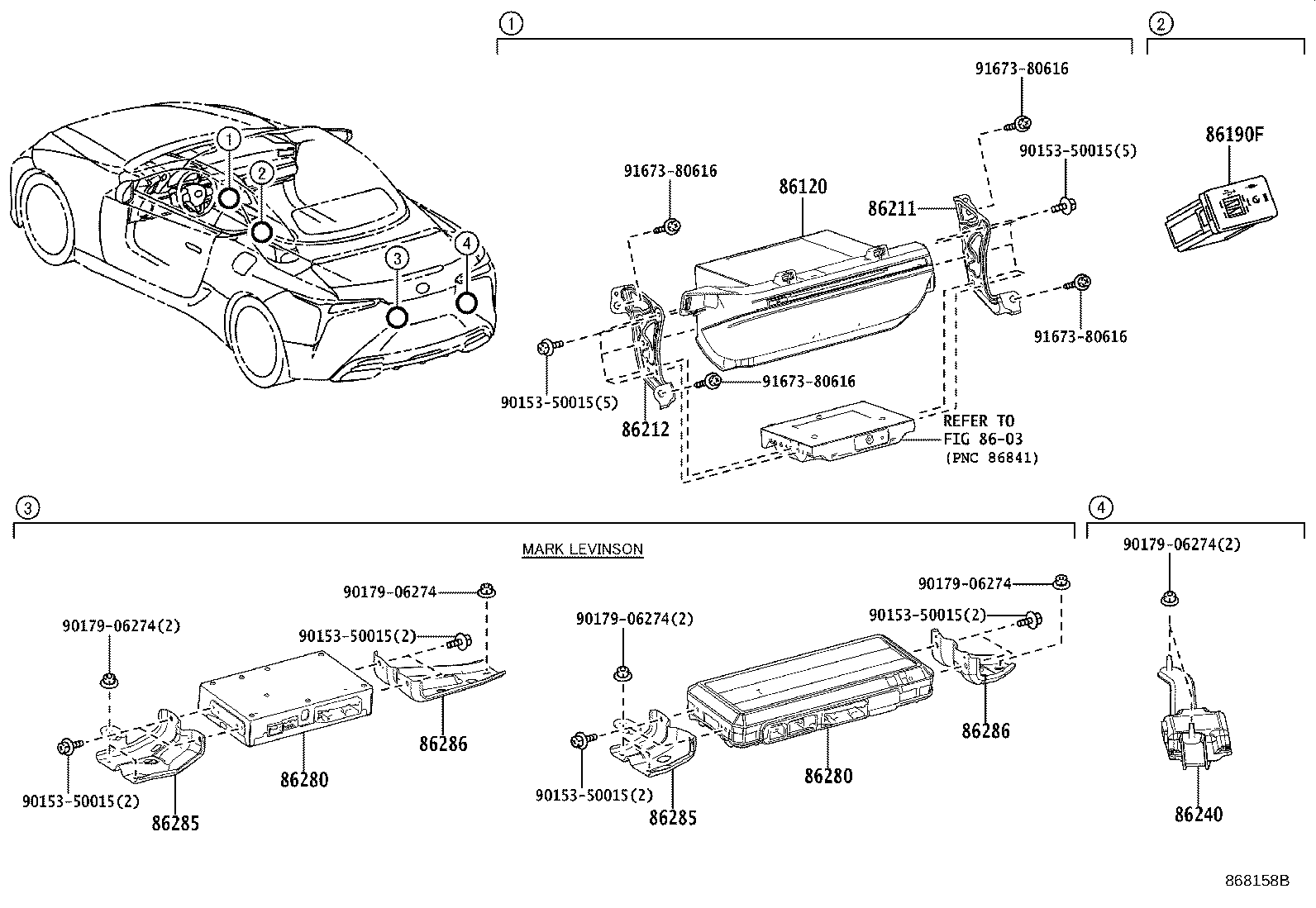 86120-11890 RECEIVER ASSY, RADIO product image
