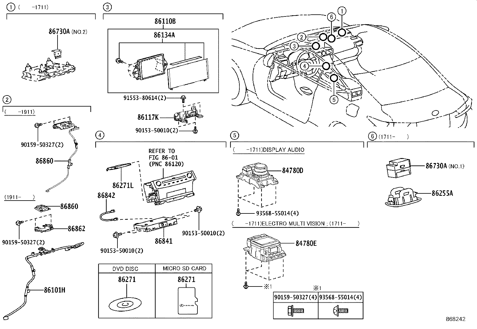 84780-24060 CONTROLLER ASSY, REMOTE OPERATION(FOR ELECTRO MULTI VISION) product image