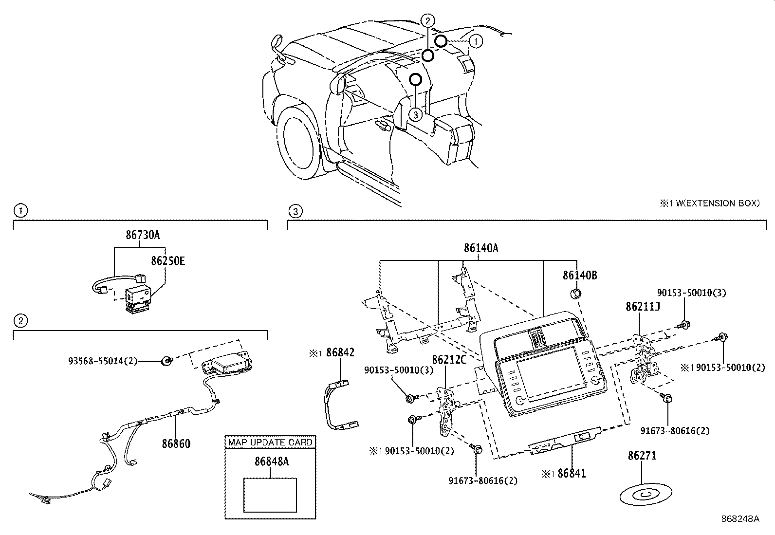 86840-60171 COMPUTER, NAVIGATION product image