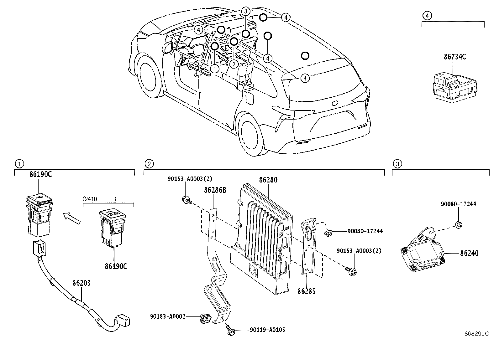 Toyota 86240-08010 EQUALIZER ASSY,STEREO COMPONENT